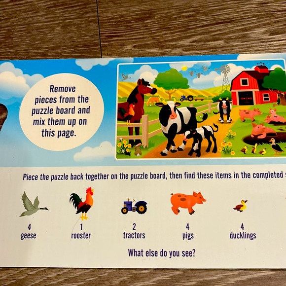 Bundle Melissa & Doug magnetic take-along travel puzzles - 2 farm + 2 vehicle - Picture 3 of 13